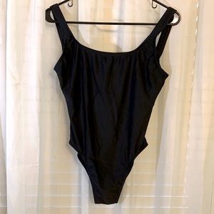Black One Piece bathing suit